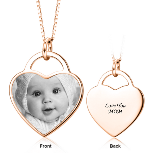 Copy of Engraved Photo Necklace
