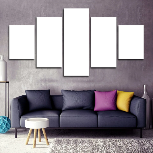 Custom 5 Panels Split Canvas Prints