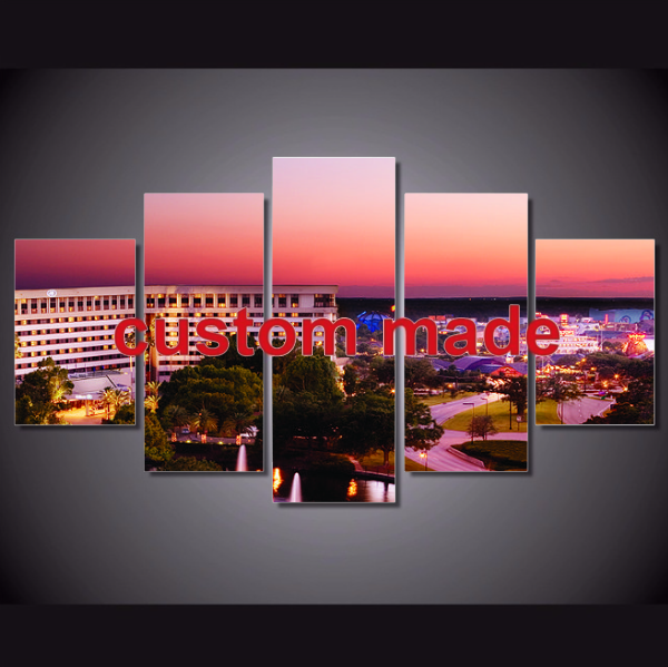 5 Pieces Canvas Custom Image